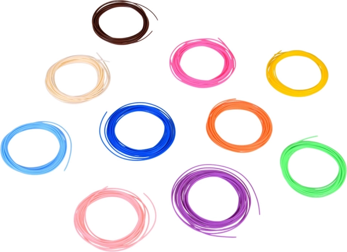 Large palette de 10 couleurs pour une créativité maximale