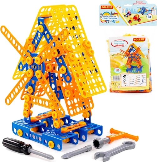 Jeu de construction moulin à vent Jeune ingénieur