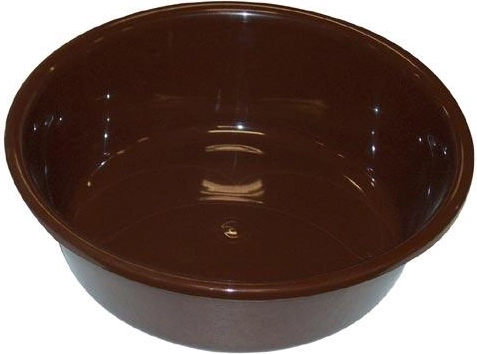 Bassin en plastique 36 cm marron