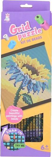 Mosaïque de perles Tournesol 31 × 32,5 cm