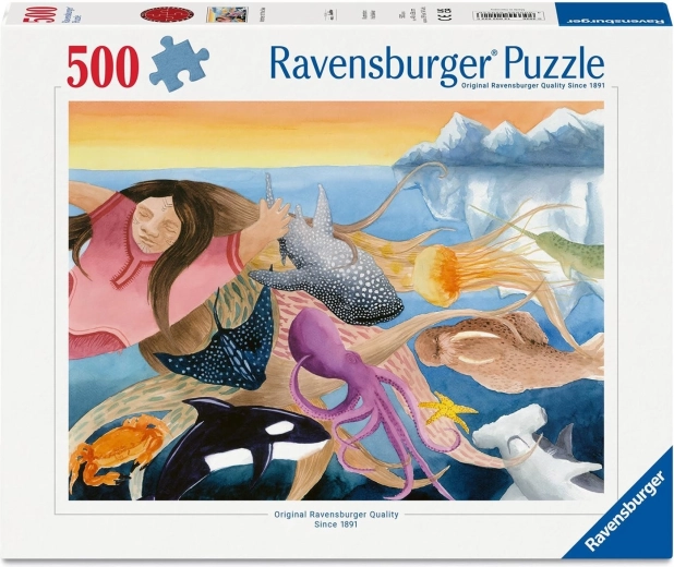 Puzzle Ravensburger Mère de la mer 500 pièces