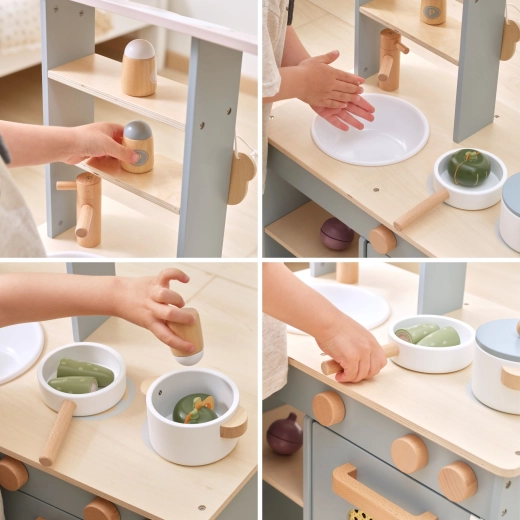 Éléments réalistes pour jouer à cuisiner