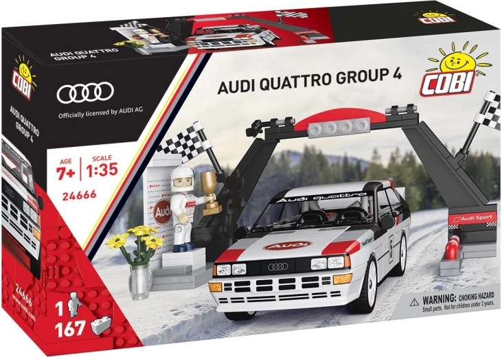 Cobi Audi Quattro Group 4 (1981) - kit de construction 1:35