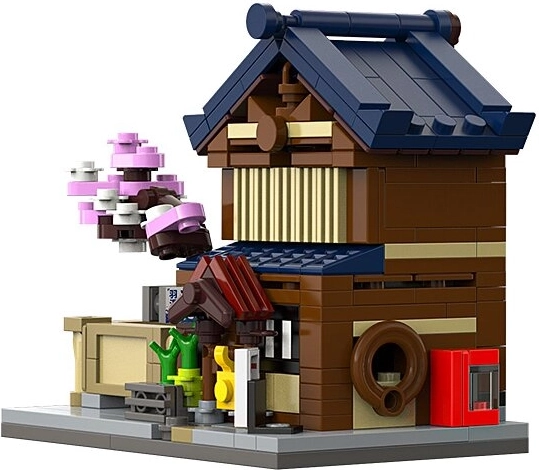CaDA Mini bains publics japonais Sento, kit de construction 1:65