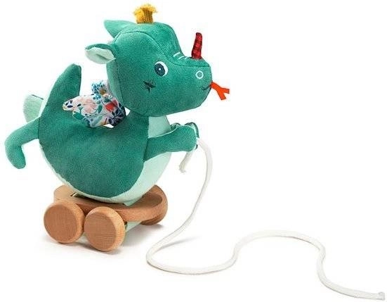 Jouet à tirer sur roues Dragon Joe