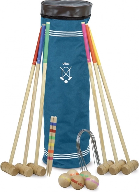 Jeu de croquet pour 6 joueurs avec sac VILAC