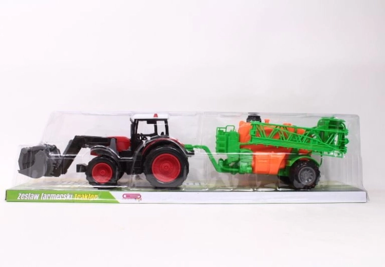 Tracteur avec machine agricole (jouet)