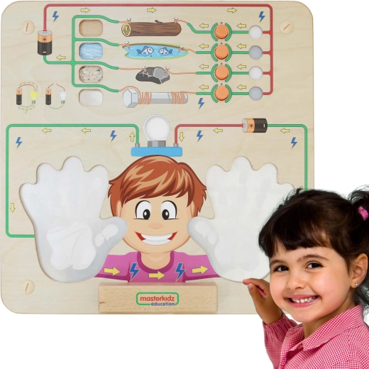 Tableau éducatif Masterkidz – expérience sur la conductivité