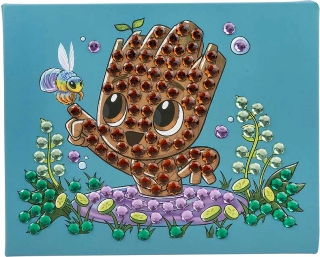 Peinture diamant Junior Star Wars : Groot