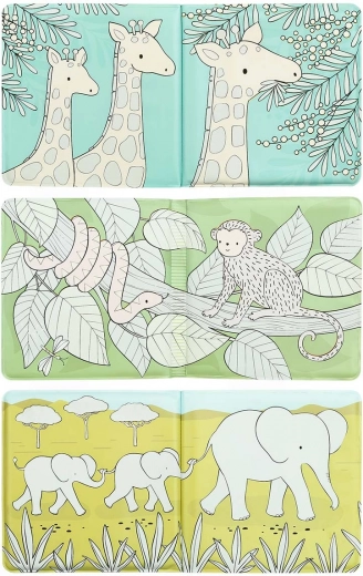 Livre de bain magique A Little Lovely Company – Savane