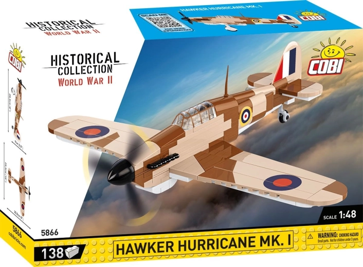 COBI Hawker Hurricane Mk. I 1:48 kit de construction d’avion (Seconde Guerre mondiale)