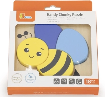Puzzle en bois – encastrement Abeille pour tout-petits