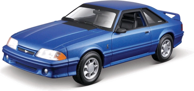 Maisto 1993 Ford Mustang SVT Cobra bleu métallisé 1:24