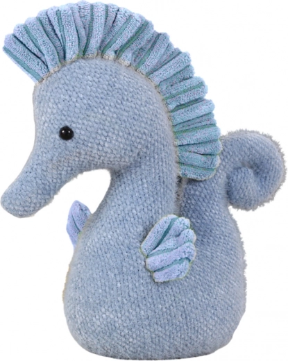 Peluche Hippocampe Bleu 25 cm
