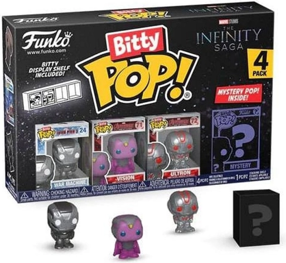 Funko Bitty Pop! Marvel Iron Man – pack de 4 figurines