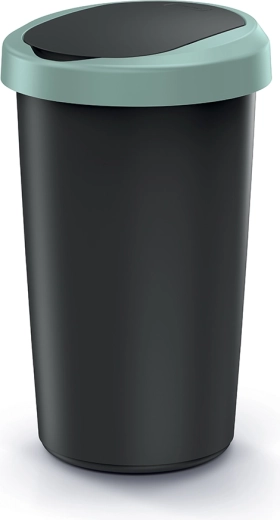 Poubelle Compacta R avec couvercle à clapet 50 L