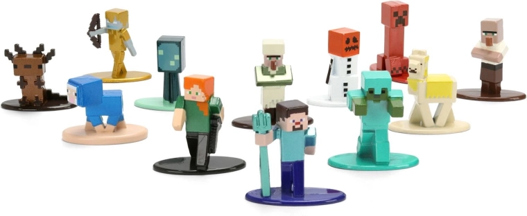Le style pixelisé emblématique de Minecraft