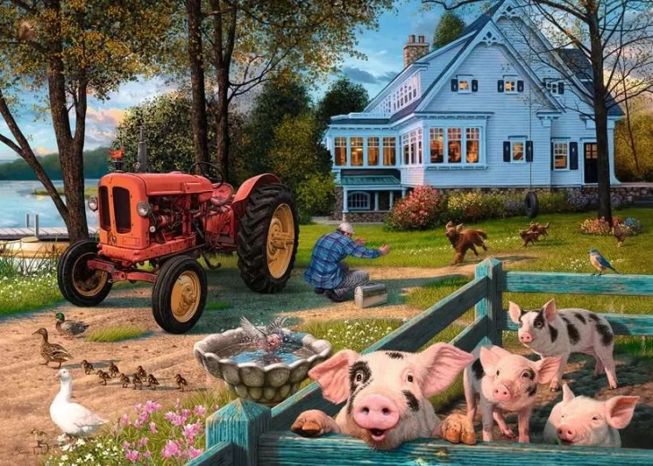 Puzzle Ravensburger Vie à la campagne XXL 300 pièces