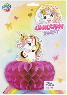 Décoration de table licorne 20 cm