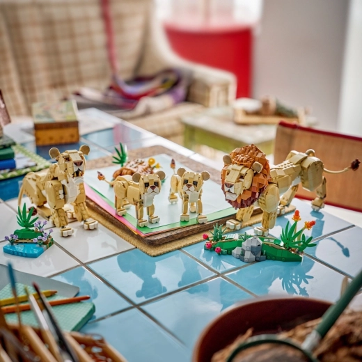 Une scène de savane comme décoration pour la chambre d’enfant