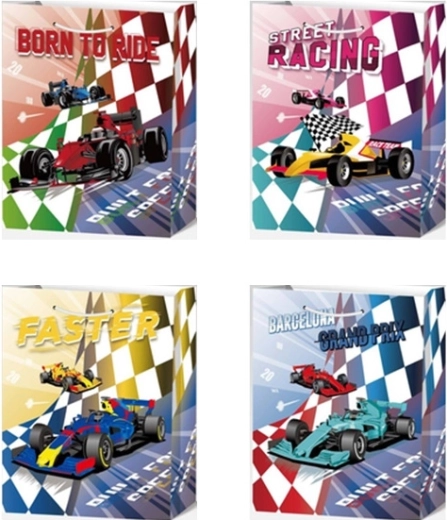 Sac cadeau taille L pour garçon – motifs assortis