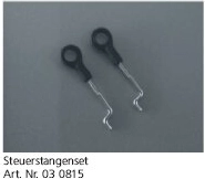 Kit de tringles pour hélicoptère de police Jamara