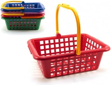 Panier d'achat en plastique pour enfants