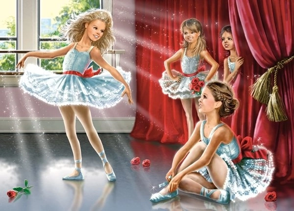 Puzzle Classe de Ballet 120 pièces