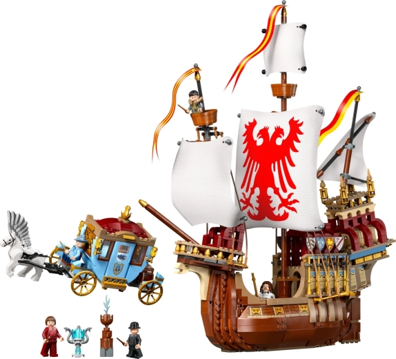 Bateau de Durmstrang avec intérieur