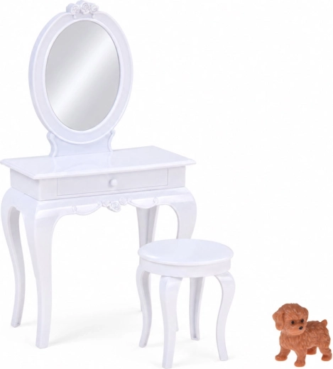Coiffeuse pour les préparatifs de mode