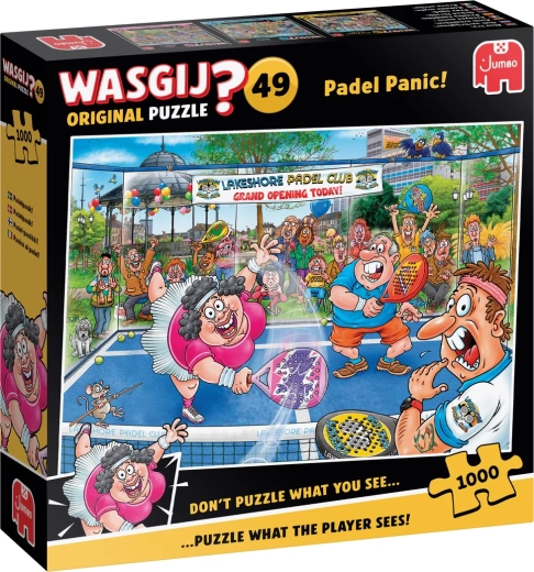 Jumbo Wasgij Original 49 : Panique au padel ! puzzle 1000 pièces