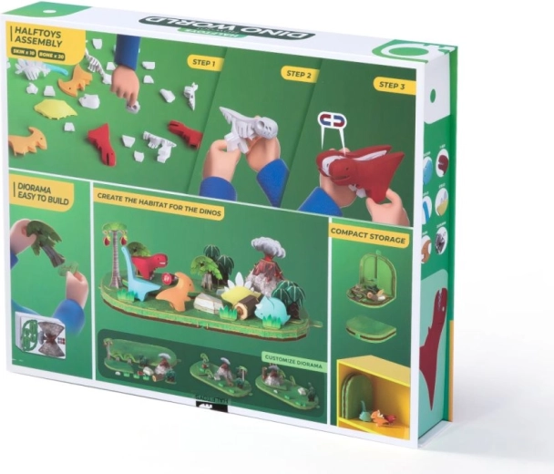 Diorama pour créer son propre monde de dinosaures