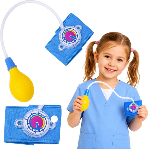 Tensiomètre pour enfants avec aiguille et brassard – bleu