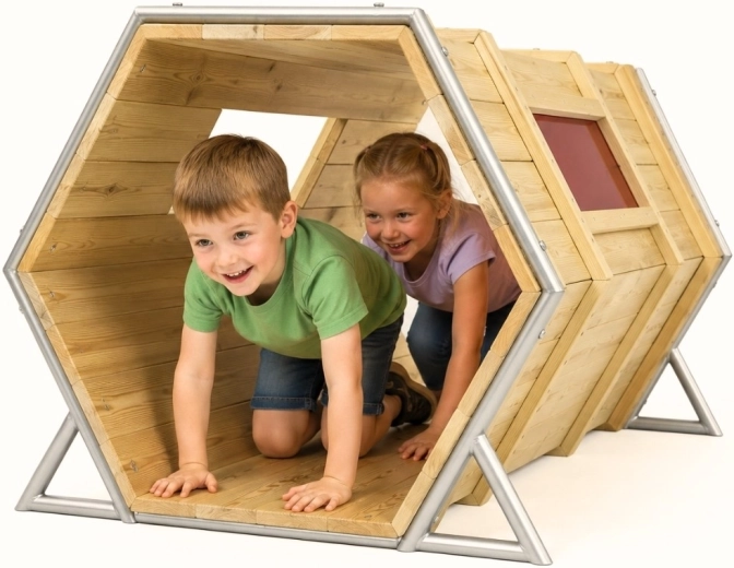Tunnel d’escalade en bois Classic World XXL