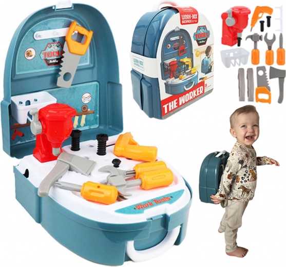 Woopie valise pour enfants – sac à dos atelier 18 pièces