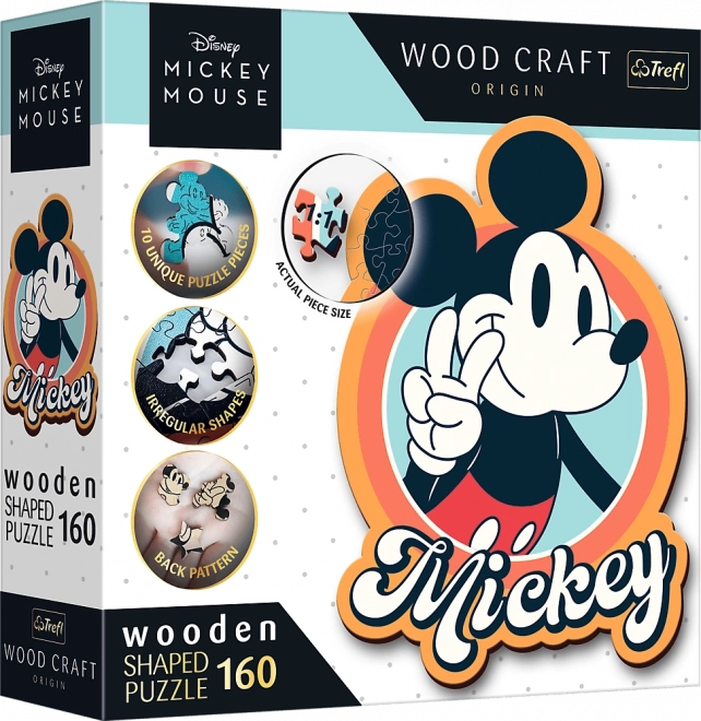 Puzzle en bois Retro MICKEY MOUSE 160 pièces