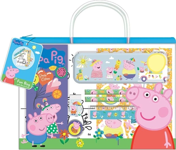 Pochette amusante refermable avec trousse métallique Peppa Pig