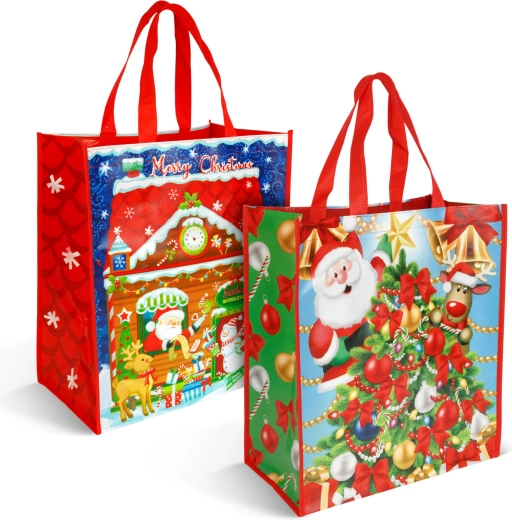 Sac cadeau de Noël 35 × 39 × 18 cm - 1 pièce