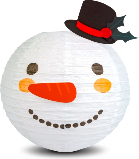 Joyeux bonhomme de neige pour une atmosphère de Noël