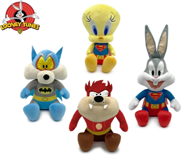 Looney Tunes peluche super-héros 23 cm, assise