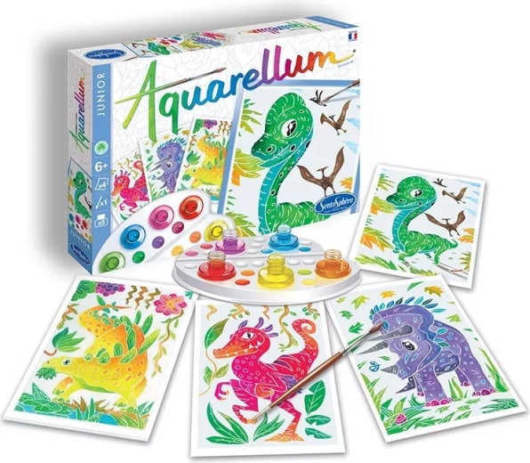 Sentosphere set créatif à l’aquarelle junior dinosaures