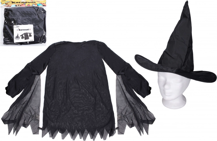 Déguisement de sorcière pour enfants – robe et chapeau