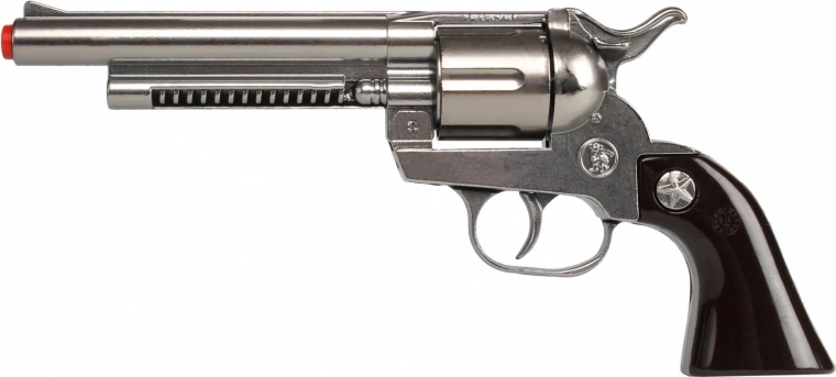 Revolver de cowboy en métal pour amorces, 12 coups