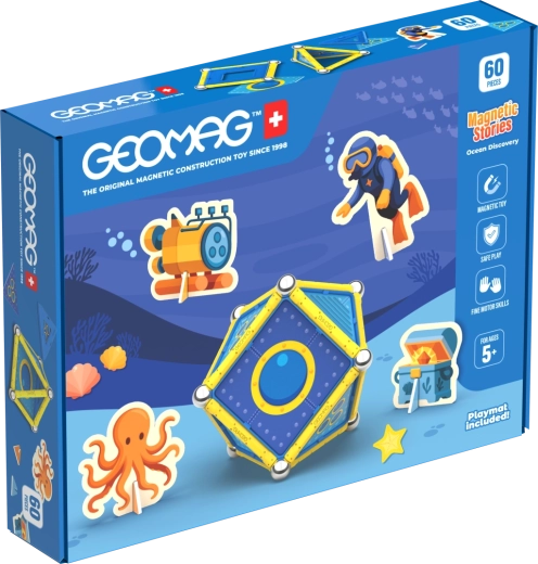 Geomag Magnetic Stories aventure océanique 60 pièces