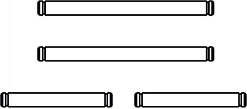 Kit de rotules Lightray General, 4 pièces