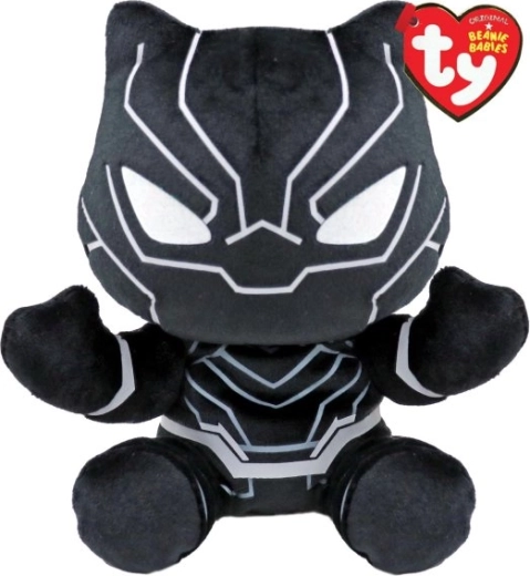 Figurine en peluche Ty Marvel Black Panther 15 cm - 1 pièce