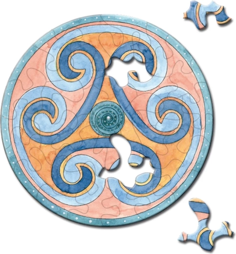 Puzzle rond CURIOSI Picoli Garnement 33 pièces