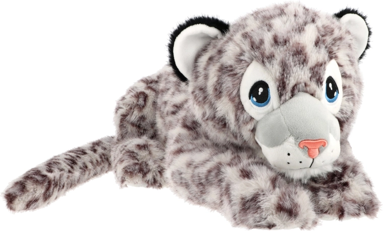Léopard des neiges en peluche Keeleco 60 cm