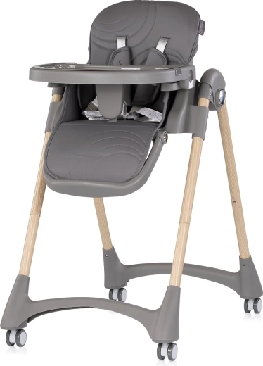 Chaise haute Chipolino Candy Shop charcoal