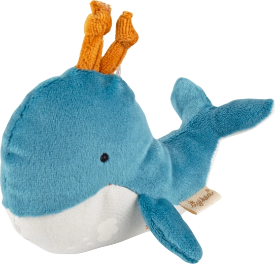 Sigikid baleine en peluche avec hochet pour bébés
